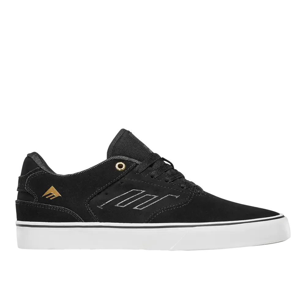 Low Vulc black/gold/white skate shoes Emerica US