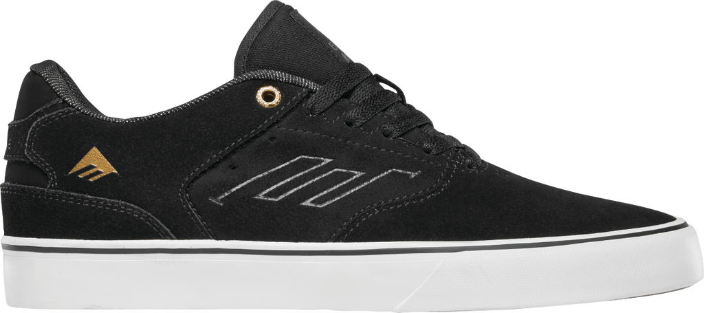 Low Vulc black/gold/white - skate shoes | Emerica US