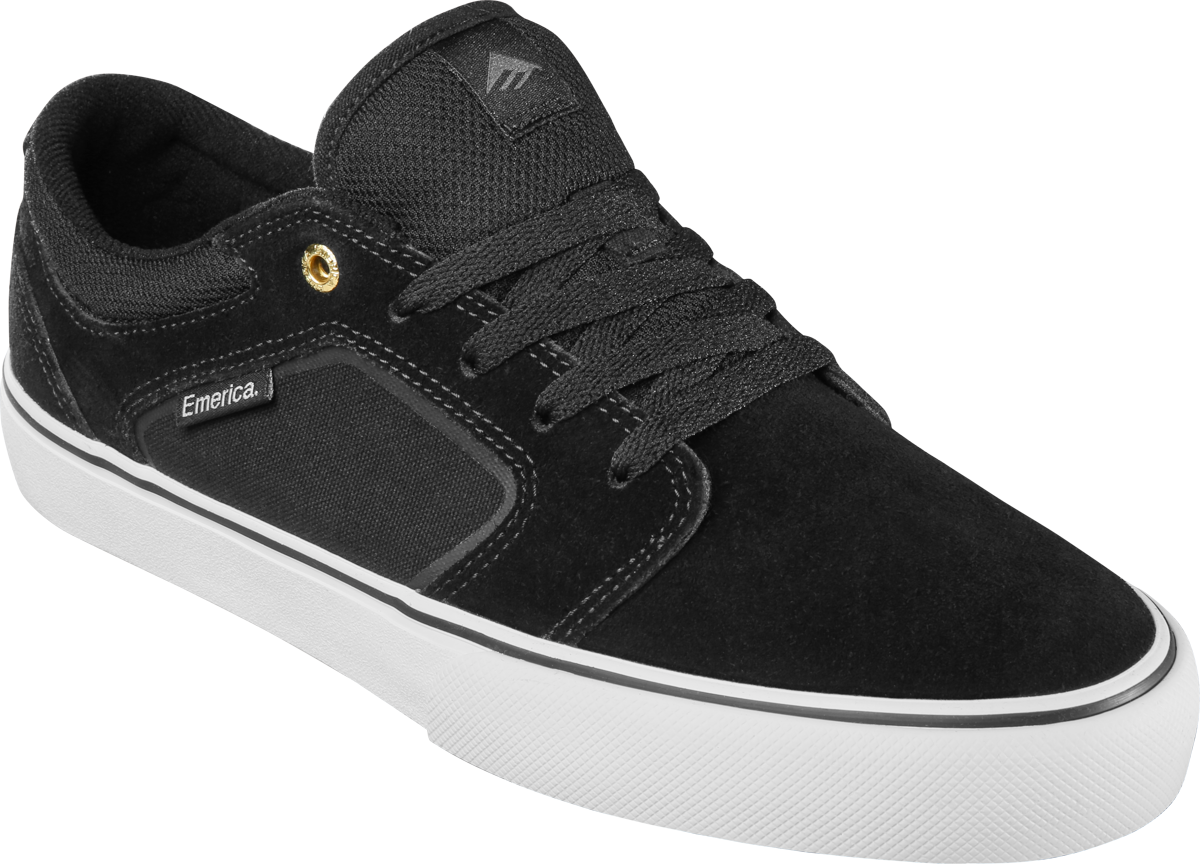 cadence - skate shoes - black/white/gold - emerica