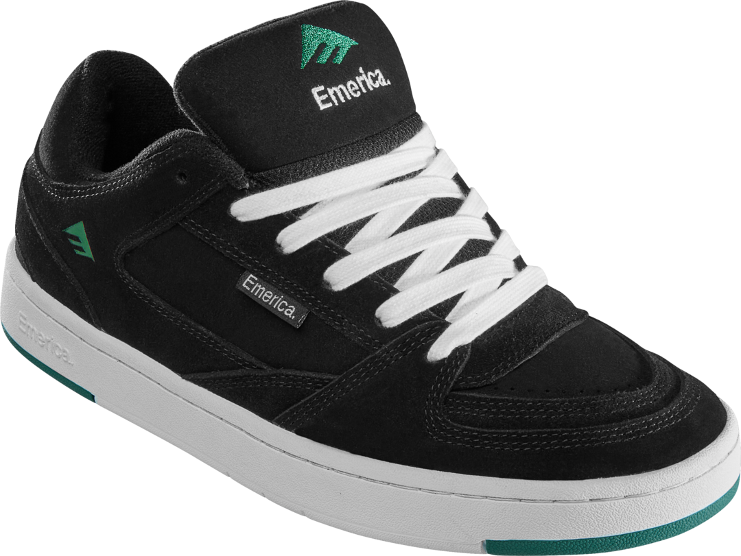 mute - skate shoess - black - emerica