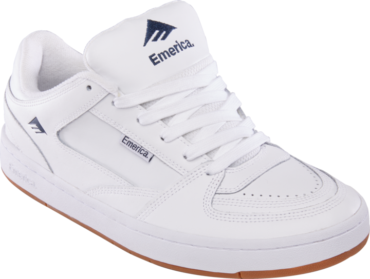 mute - skate shoess - white - emerica