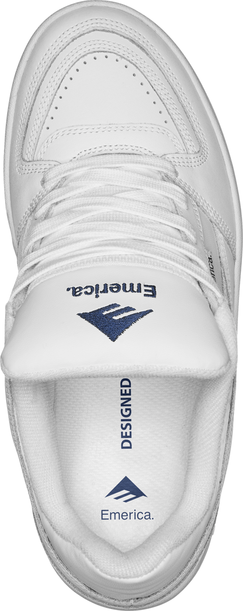 mute - skate shoess - white - emerica