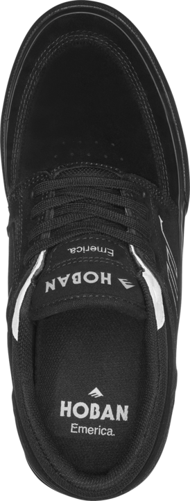 hoban - skate shoes - black/black/white - emerica