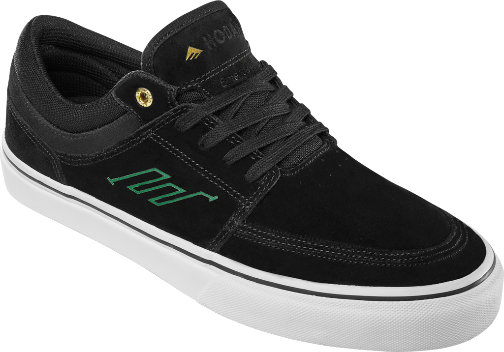 hoban - skate shoes - black/white/gold - emerica