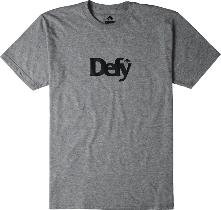 defy tee - shirts & tops - grey/heather - emerica