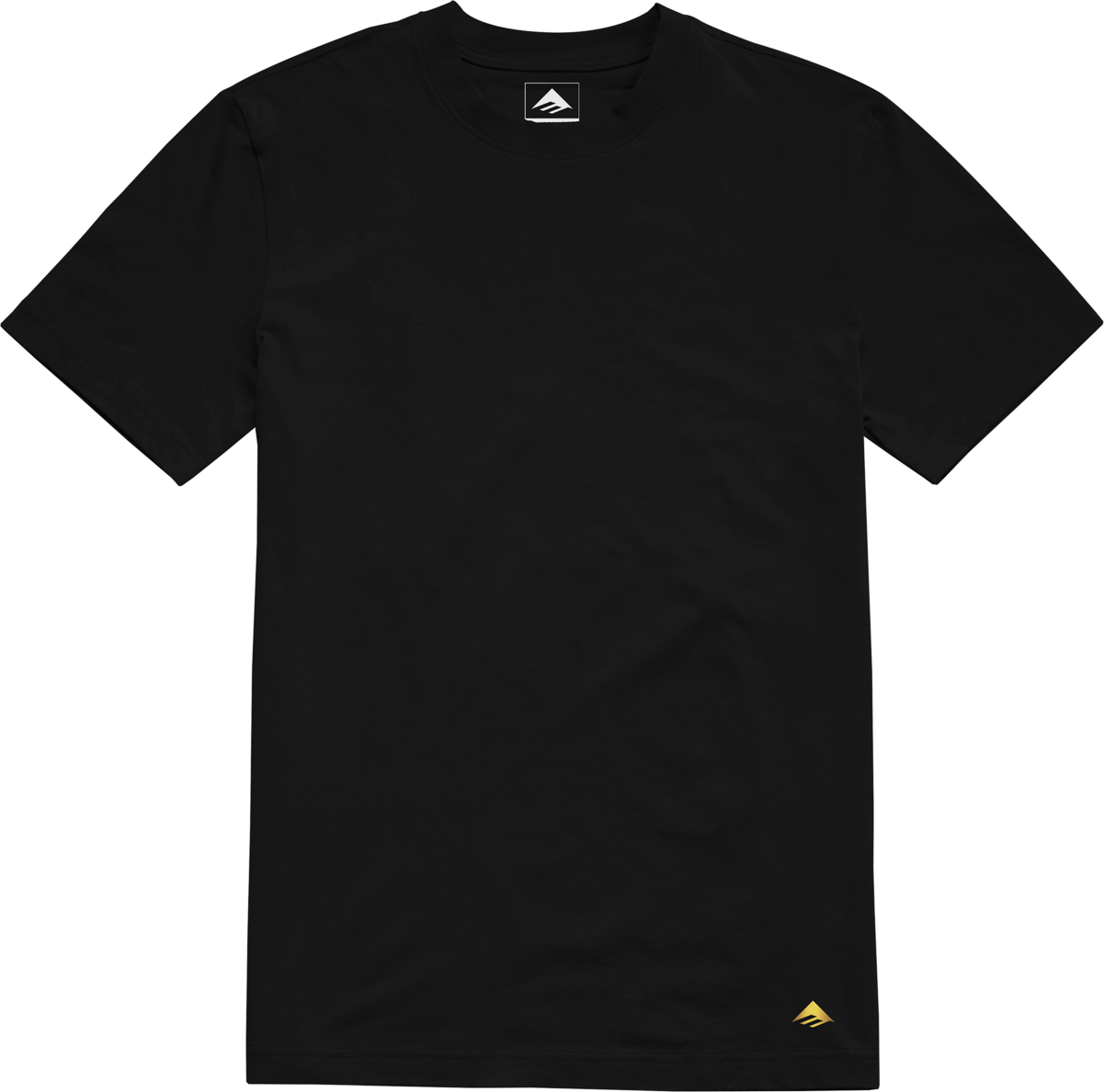 micro triangle tee - shirts & tops - black - emerica