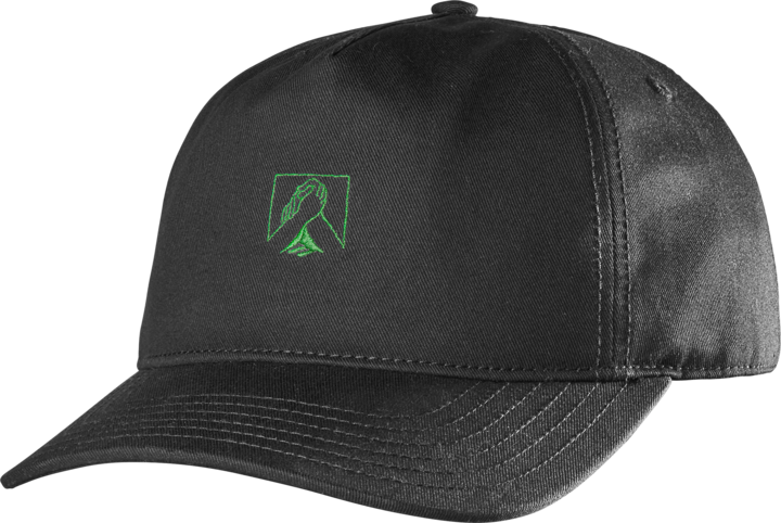 spanky handshake clipback hat - headwear - black/black - emerica