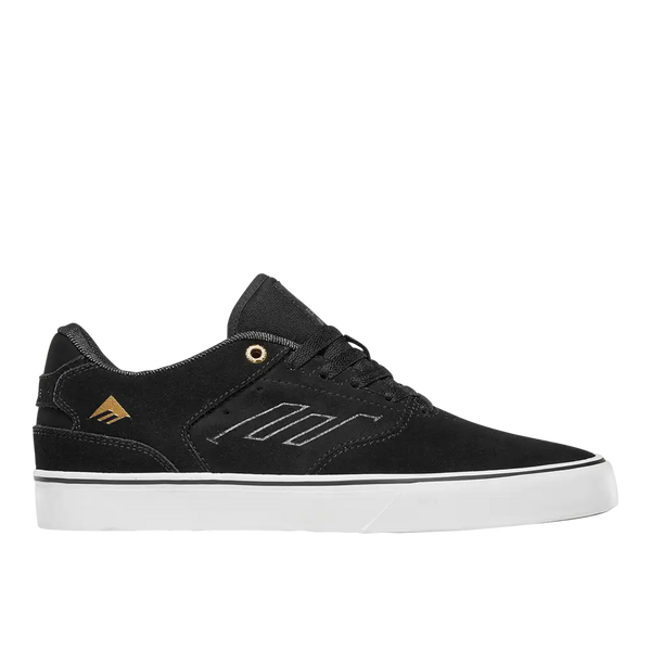 Low Vulc black/gold/white - skate shoes | Emerica US