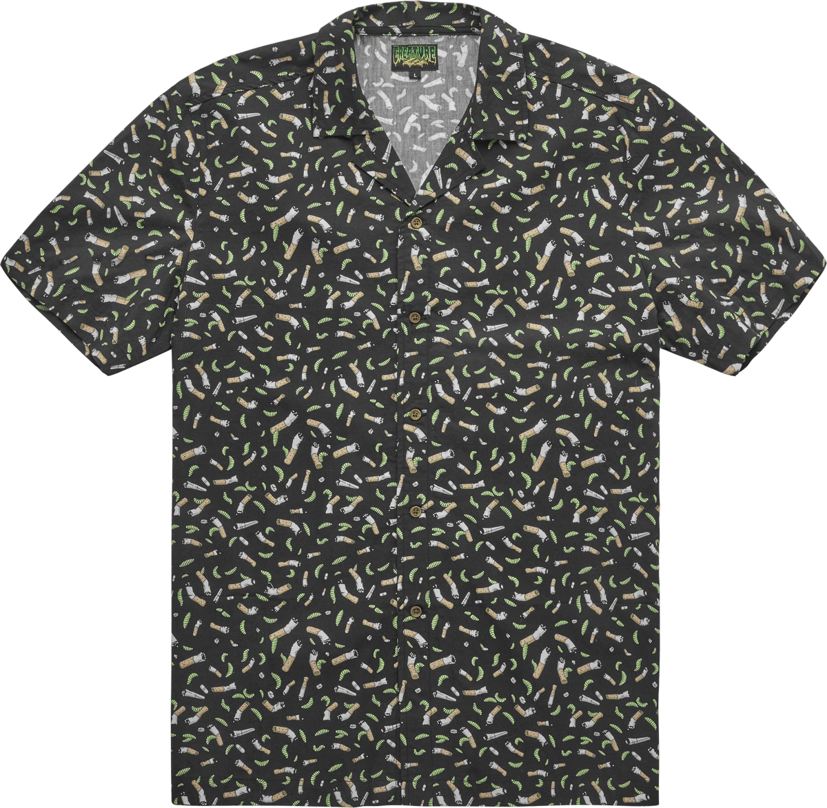 Emerica S/S Specialty CREATURE HAWAIIAN SHIRT