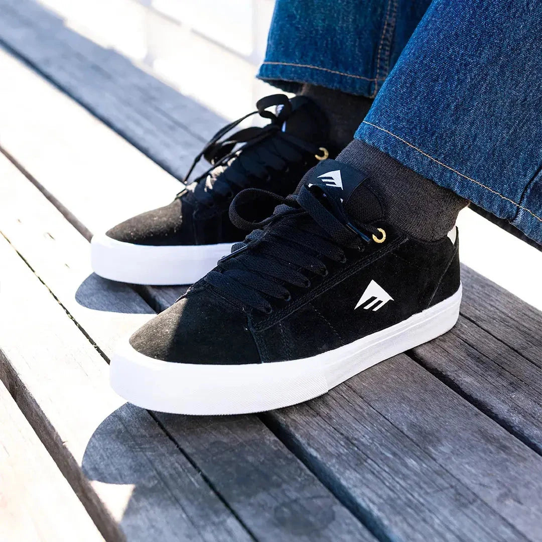 Moca Black - Cassic Men's Skate Shoes | Emerica US Moca Black - Cassic Men's Skate Shoes | Emerica US