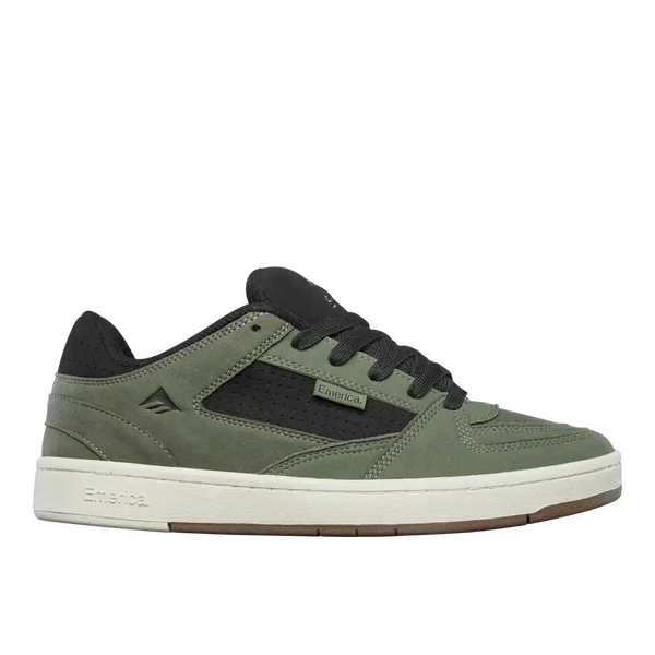 Mute Black Olive Vulc Skater Shoes for Men | Emerica US