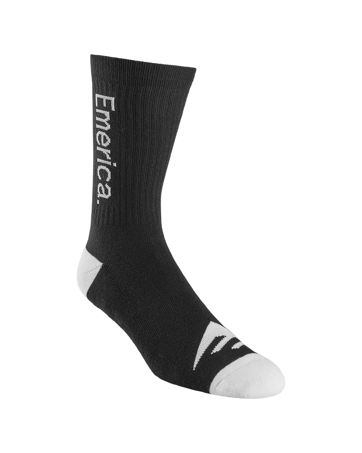Emerica Crew Sock BLACK/WHITE / OS Pure Crew Sock