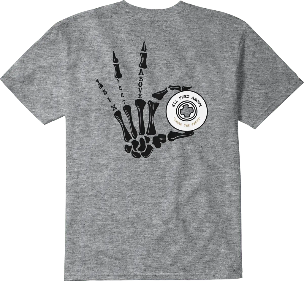 Emerica S/S Basic T-Shirt SIX FEET ABOVE SKELETON TEE