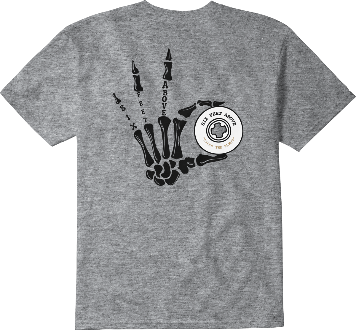 Emerica S/S Basic T-Shirt SIX FEET ABOVE SKELETON TEE