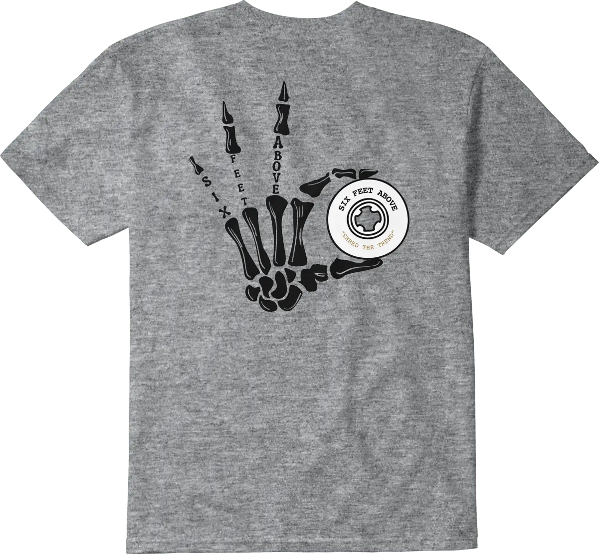 Emerica S/S Basic T-Shirt SIX FEET ABOVE SKELETON TEE