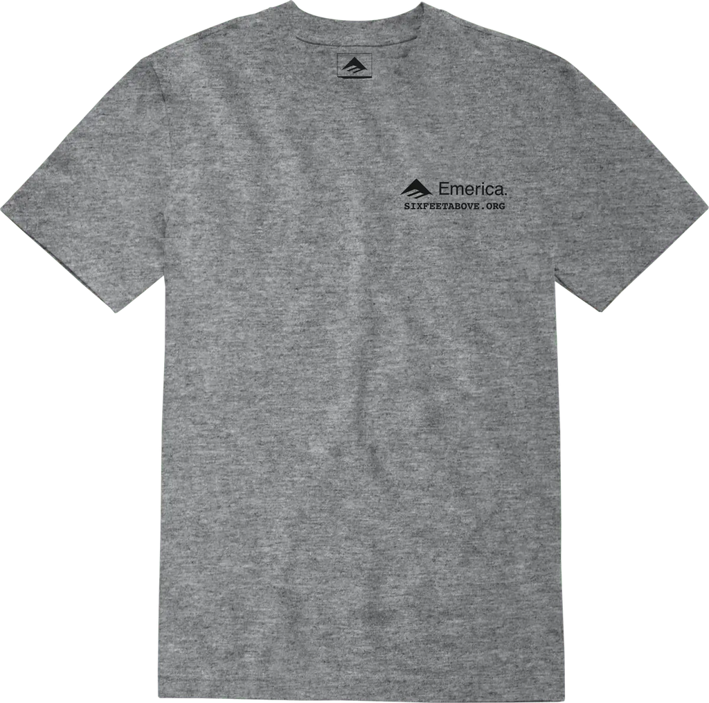 Emerica S/S Basic T-Shirt SIX FEET ABOVE SKELETON TEE