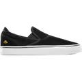 Emerica Low-Top Vulcanized BLACK/WHITE/GOLD / 5 Wino G6 Slip-On