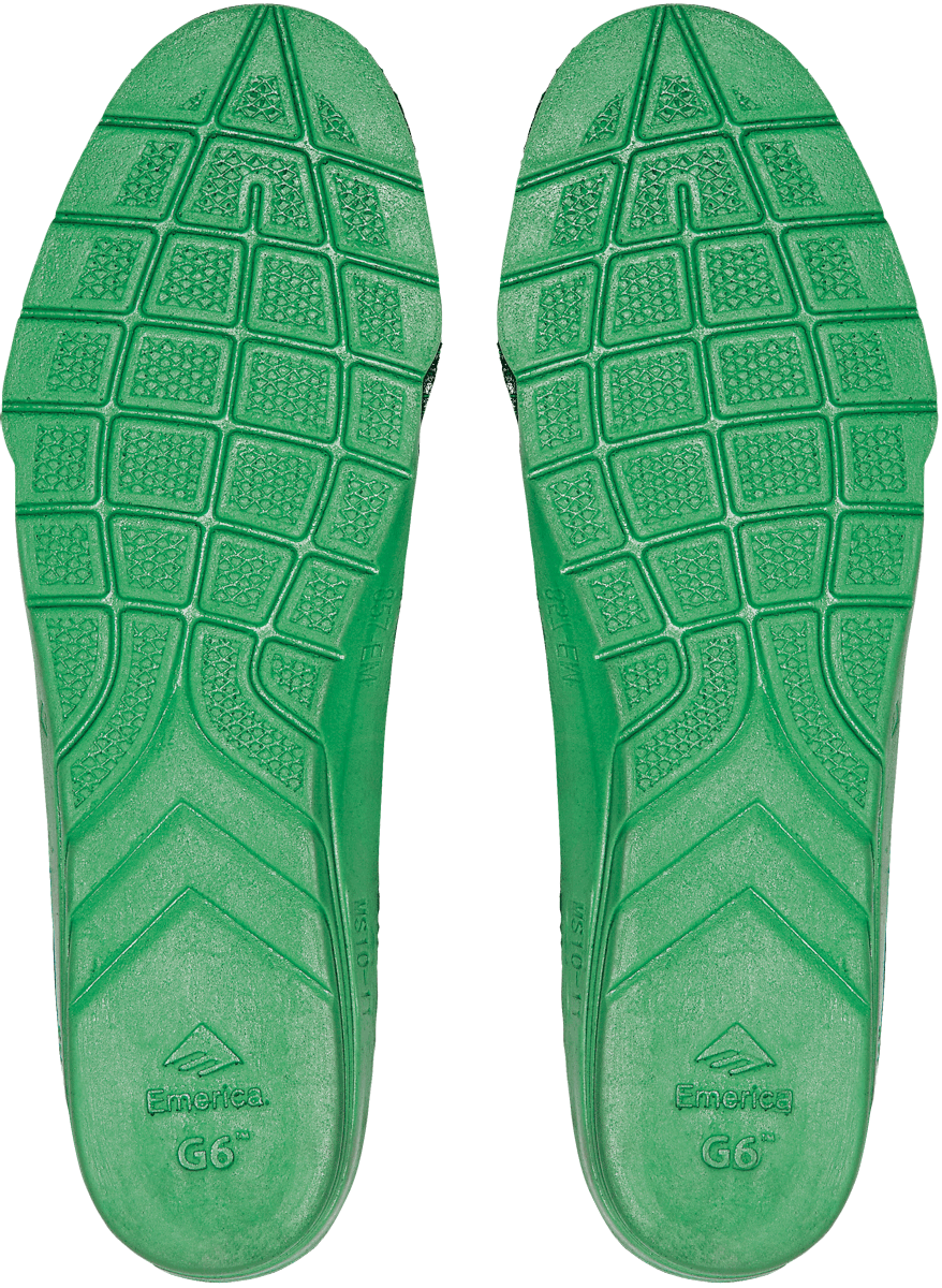 g6 insole - insoles & inserts - green - emerica