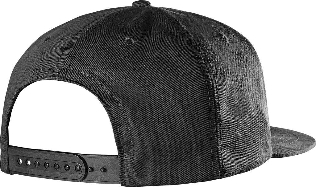 classic snapback hat - Black/white - emerica