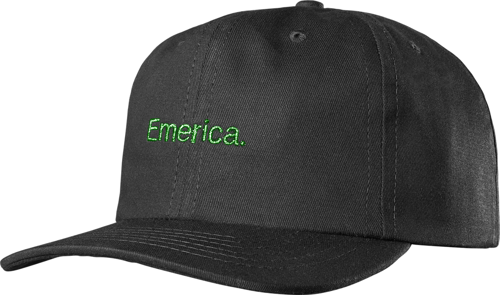 pure gold dad hat - headwear - black/green - emerica