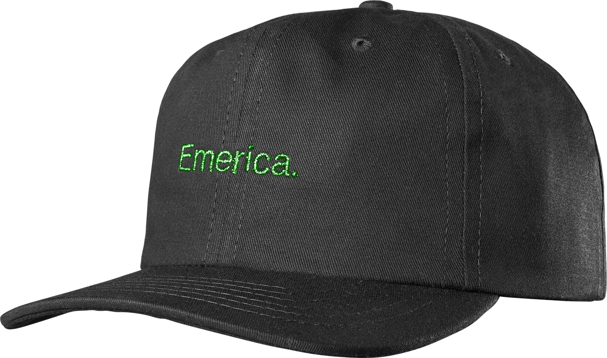 pure gold dad hat - headwear - black/green - emerica
