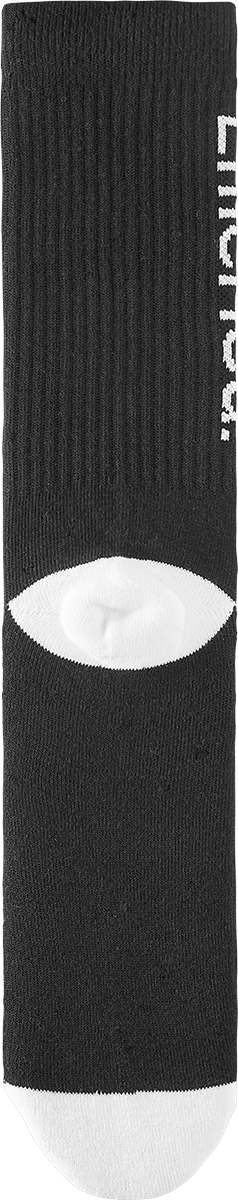 pure crew sock - socks - black/white - emerica