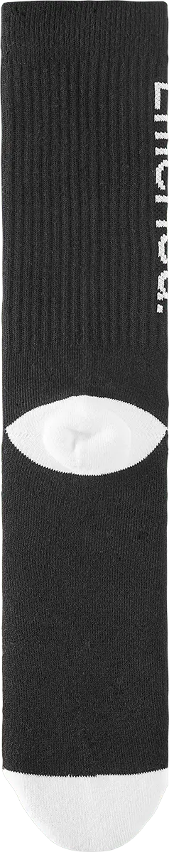 Emerica Crew Sock BLACK/WHITE / ONE SIZE PURE CREW SOCK