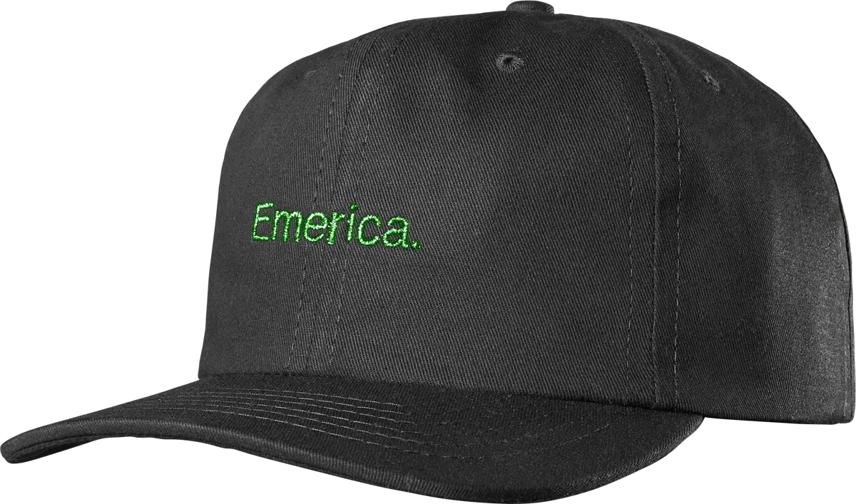 Emerica BLACK/GREEN / ONE SIZE PURE GOLD DAD HAT